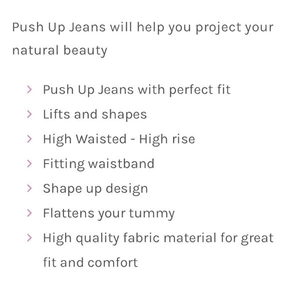 Bahiao Push Up Booty Jeans in Dark Wash Women’s Size 5/27 - Picture 10 of 11